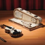 Robotime Rokr 3D dřevěné puzzle Houslové Capriccio 82 ks – Zboží Dáma