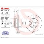 Brzdový kotouč BREMBO 09.8931.21 | Zboží Auto