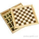 Stolní 3 v 1 – šachy dáma mlýn – Zboží Dáma