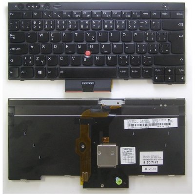 česká klávesnice IBM Lenovo ThinkPad L430 T430 T530 W530 X230 černá CZ podsvit – Hledejceny.cz