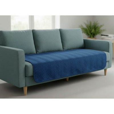Mybesthome Přehoz na sedačku pohovku SAMUEL modrá 170x210 cm – Sleviste.cz
