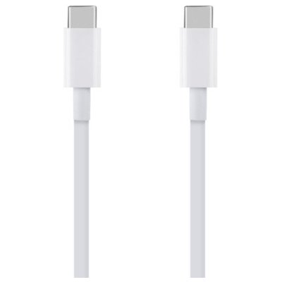 Obal:Me CC20WH Fast Charge USB-C/USB-C, 1m, bílý – Zbozi.Blesk.cz