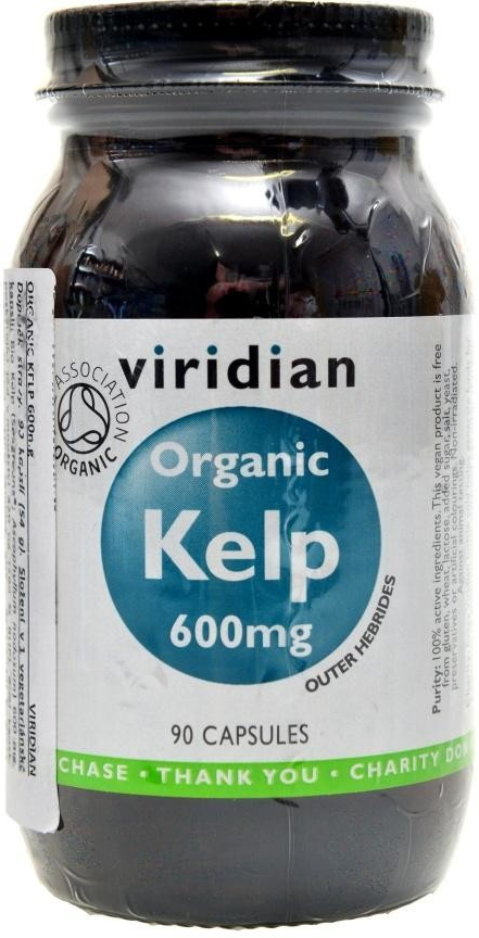 Viridian Bio Kelp 600 mg 90 kapslí