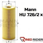 Olejový filtr MANN-FILTER HU 726/2 x