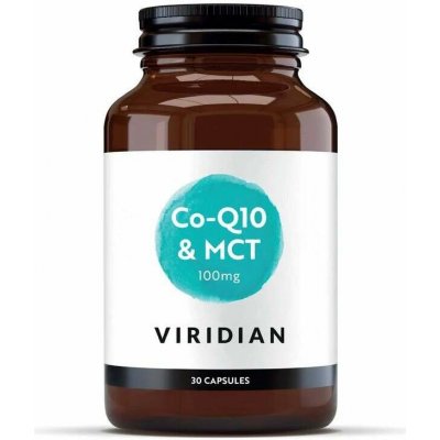 Viridian Co-enzym Q10 with MCT 100 mg 30 kapslí – Hledejceny.cz