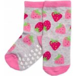 BN Dětské ponožky s ABS Jahůdky šedé – Zboží Mobilmania