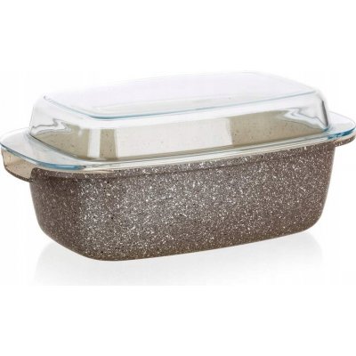 Banquet Pekáč s nepřilnavým povrchem Marrone 32 x 20 x 11 cm 5,7 l s poklicí – Sleviste.cz