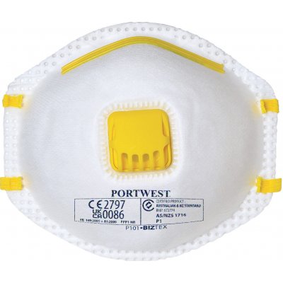 Portwest P101 respirátor FFP1 s ventilkem 10 ks – Zboží Dáma