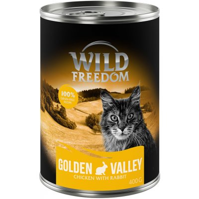 Wild Freedom Adult bez obilovin Golden Valley králík & kuřecí 6 x 0,4 kg