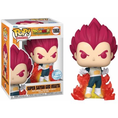 Funko Pop! 1868 Dragon Ball Super Super Saiyan God Vegeta Special Edition – Zboží Dáma