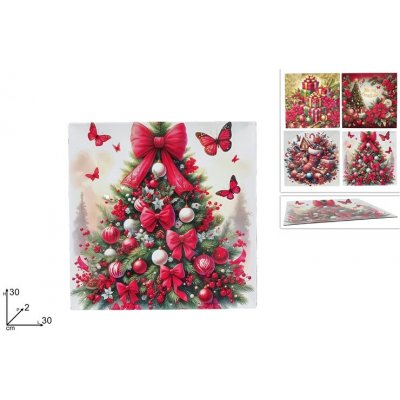 PROHOME - Podložka 30x30cm vánoční různé motivy – Hledejceny.cz