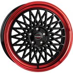 Borbet B 7x17 4x100 ET30 black rim red – Sleviste.cz