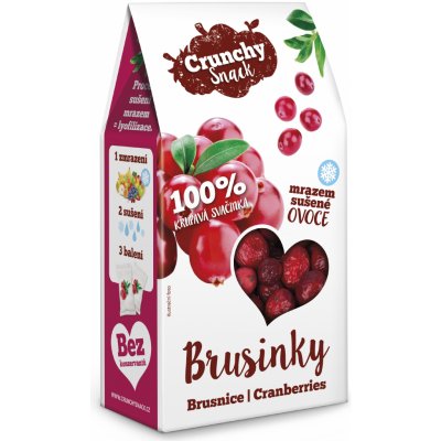 Royal Pharma Crunchy snack, Mrazem sušené brusinky 15 g – Zbozi.Blesk.cz