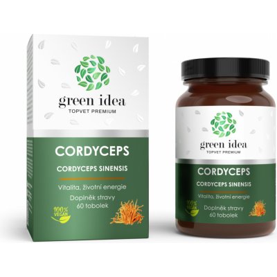 Green idea Cordyceps bylinný extrakt 60 kapslí – Hledejceny.cz