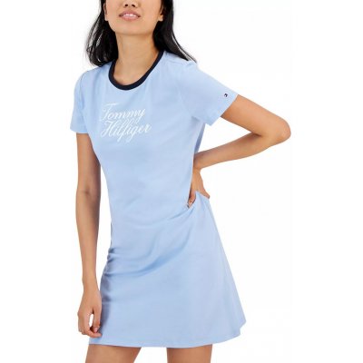 Tommy Hilfiger dámské šaty Graphic světle modré