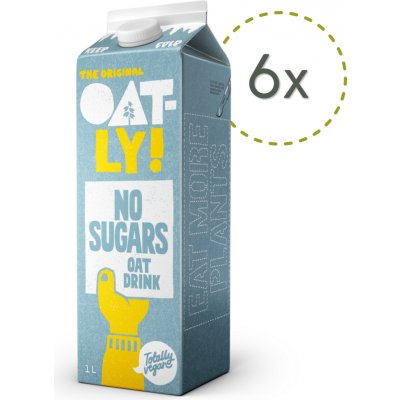 Oatly Ovesný nápoj bez cukru 6 x 1 l – Zboží Dáma