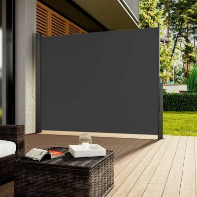 Casaria 109234 Boční paraván Nosara 180 x 300cm nastavitelný antracit – Zboží Mobilmania