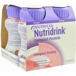 NUTRIDRINK COMPACT S PŘÍCHUTÍ JAHODOVOU POR SOL 4X125ML – Hledejceny.cz