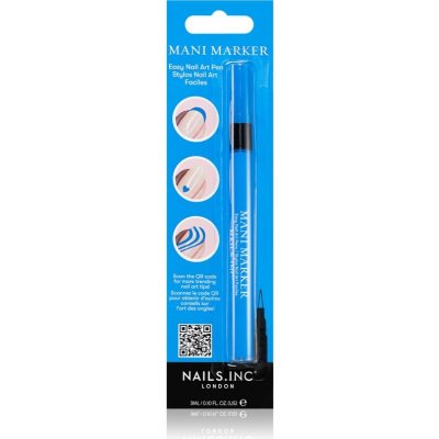 Nails Inc. Mani Marker zdobicí lak na nehty v aplikačním peru odstín Blue 3 ml – Zboží Mobilmania