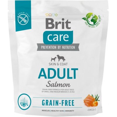 Brit Care Grain-free Adult Salmon 1 kg – Zbozi.Blesk.cz