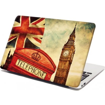 Sablio Samolepka na notebook Londýn 4 - 29x20 cm – Zboží Živě