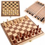 Šachy 3v1 dřevěné 29x29 cm – Hledejceny.cz
