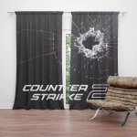 Závěsy Counter Strike 2 Průstřel: 2 ks - 140x250 cm - Sablio – Hledejceny.cz