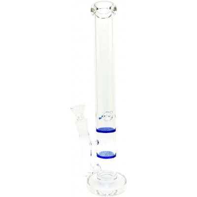 WeedShop Skleněný bong HoneyComb modrý 38 cm – Hledejceny.cz