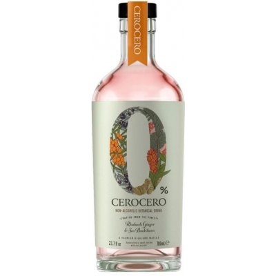 CERO CERO GIN Rhubarb & Ginger 0,0% 0,7 l (holá láhev) – Sleviste.cz