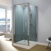 Sprchové kouty Ronal Bathrooms SanSwiss MODUL D20T10804007+D20F10804007 - var. 4 28084P134007