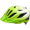 Cyklistická helma KED Street Junior Pro Lime Green white matt 2022