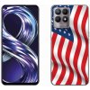 Pouzdro a kryt na mobilní telefon Realme Pouzdro mmCase Gelové Realme 8i - USA vlajka