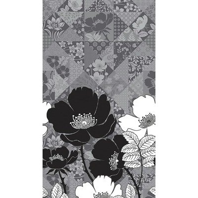 Fotozáclona AGdesign neprůhledná, květinový vzor 140 x 245 cm – Hledejceny.cz