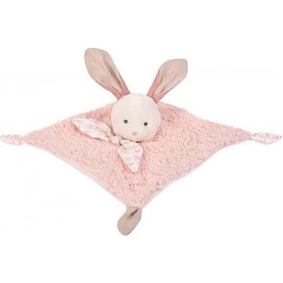 Doudou et Compagnie Paris plyšový králíček s růžovou dečkou z BIO bavlny 25 cm – Hledejceny.cz