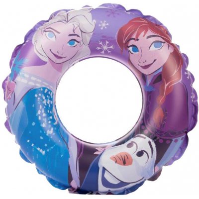 GIM S.A. Nafukovací kruh FROZEN Elsa a Anna fialový 51 cm – Zboží Mobilmania
