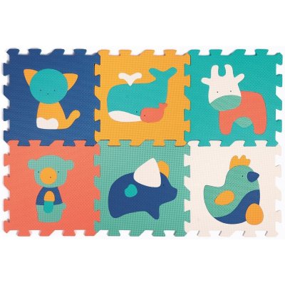 Ludi Puzzle pěnové 90x60 cm Zvířátka – Zboží Mobilmania