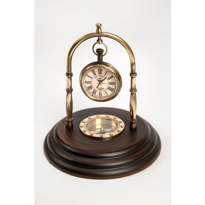 Shi Shakti Enterprises Luxusní kompas se zavěšenými hodinami – Zboží Dáma