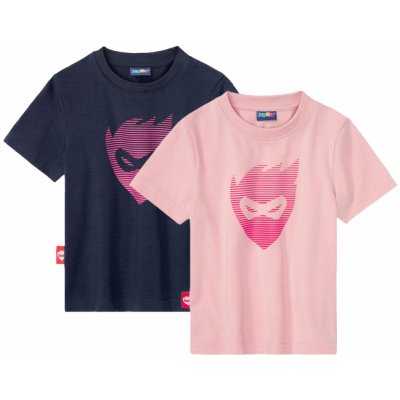Lupilu dívčí triko 2 kusy růžová /námořnická modrá – Zboží Dáma