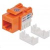 Dekódovací moduly Intellinet Cat6 Keystone Jack, UTP, Orange, Punch-down