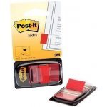 Záložky Post-it 680-1, 25,4x43,2 mm, 50 ks, červené – Hledejceny.cz