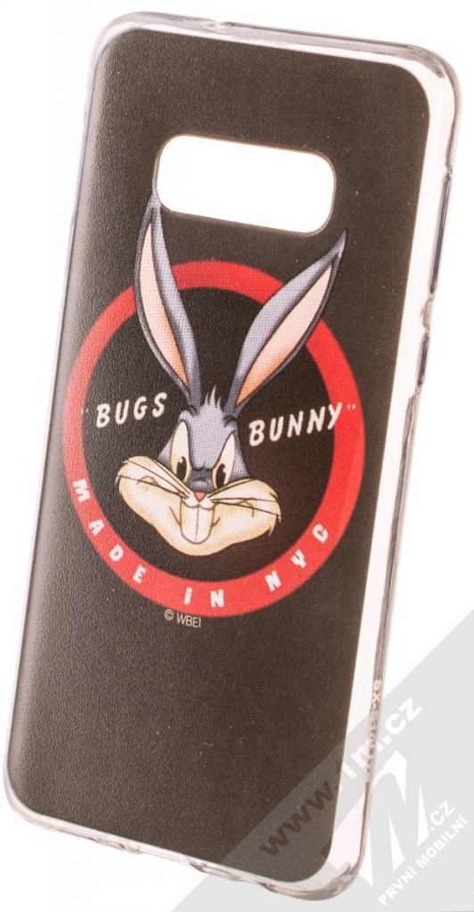 Pouzdro Warner Bros Looney Tunes Bugs Bunny 006 TPU ochranné silikonové s motivem Samsung Galaxy S10e černé