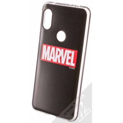 Pouzdro Marvel Logo 002 TPU ochranné silikonové s motivem Xiaomi Redmi Note 6 černé – Zboží Mobilmania