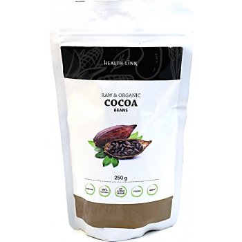 Health Link Kakaové boby nepražené celé Bio 250 g