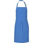 Link Kitchen Wear Univerzální keprová zástěra s laclem a nastavitelným páskem u krku Modrá střední 72 x 85 cm X986 – Hledejceny.cz