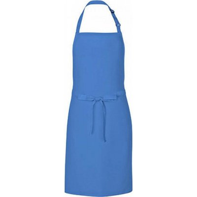 Link Kitchen Wear Univerzální keprová zástěra s laclem a nastavitelným páskem u krku Modrá střední 72 x 85 cm X986 – Hledejceny.cz