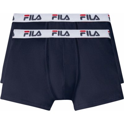 Fila Man Boxers 2 pack pánské boxerky tmavě modrá – Sleviste.cz