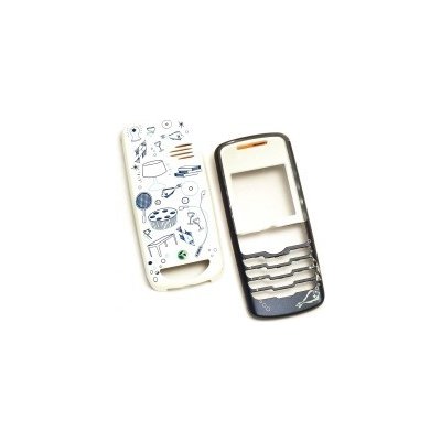 Kryt Sony Ericsson J230 přední + zadní bílý