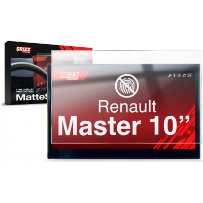 GRIZZ Protector, Ochrana displeje MatteScreen, Renault Master IV, 2024- , Display 10" – Zboží Živě