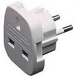 Blue Star adaptér EU - UK bílý – Sleviste.cz