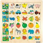 Woody Obrázková skládanka přilož kam co patří – Zboží Dáma